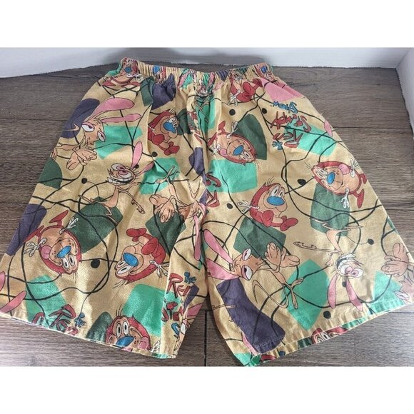 Vintage‎ Rare 1993 Boxer Rebellion Ren & Stimpy OSFM Shorts - Picture 1 of 5